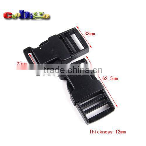 1" Webbing Plastic Two-stroke Side Buckle For Tactical Backpack Straps Camping Bags #FLC337-25