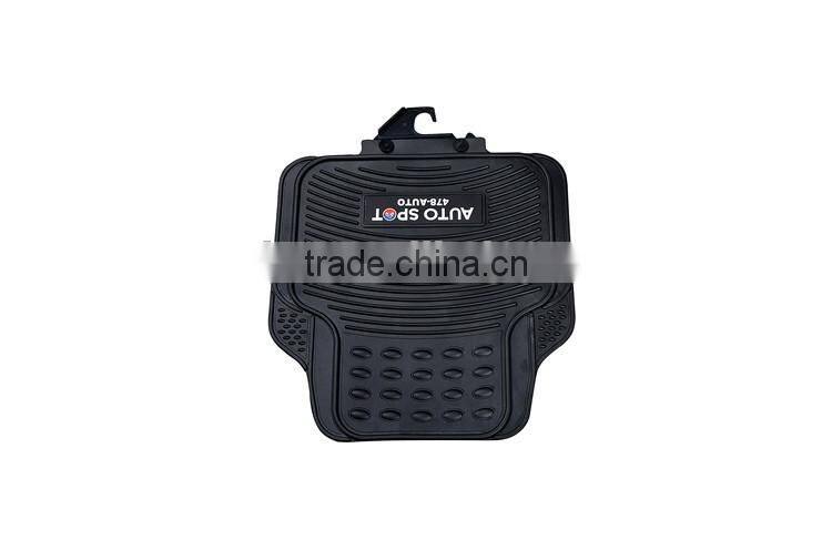 OEM 4pcs/5pcs of pvc car mat factory universal rubber mat with your own logo