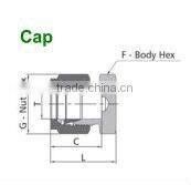 Cap, End Cap, Pipe tube cap, compression tube fitting