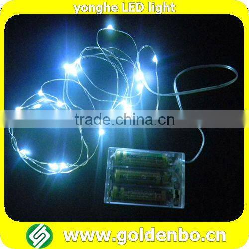 Flashing holiday copper string light