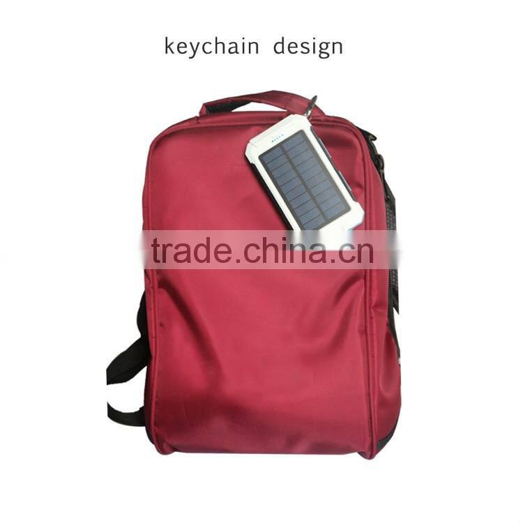 8000mAh solar powerbank with dual LED torches