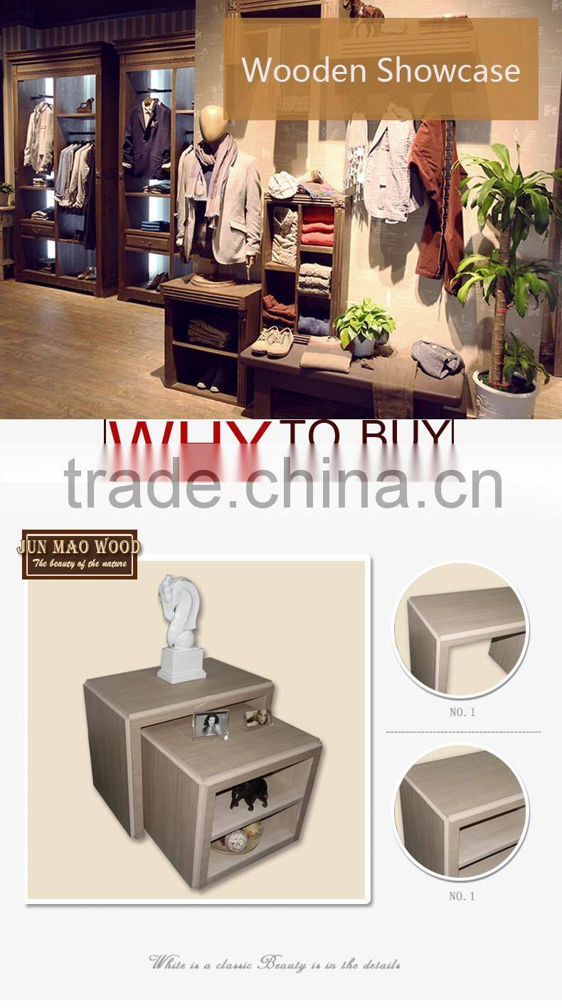 Pop China Factory wholesale New Wood Modern Show table/Garment Show Table