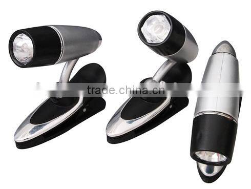 Mini clip booklight ultra bright flexible