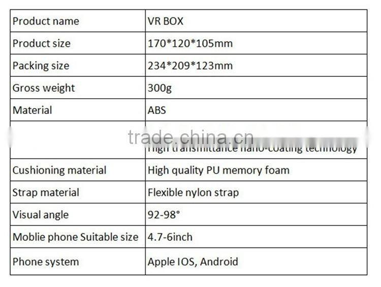 2016 Newest Fashion VR 3D Glasses Headset IMAX Movie VR 3D Glasses Box Free 3D Movie Resources 3D VR Glasses For Sale