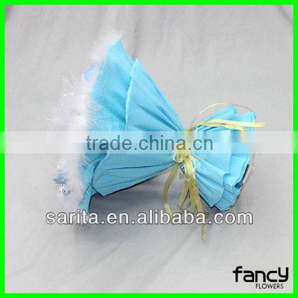 sweet love doll bouquet 9 pcs Ali 11 pcs blue rose artificial flowers creative gifts Valentines Present