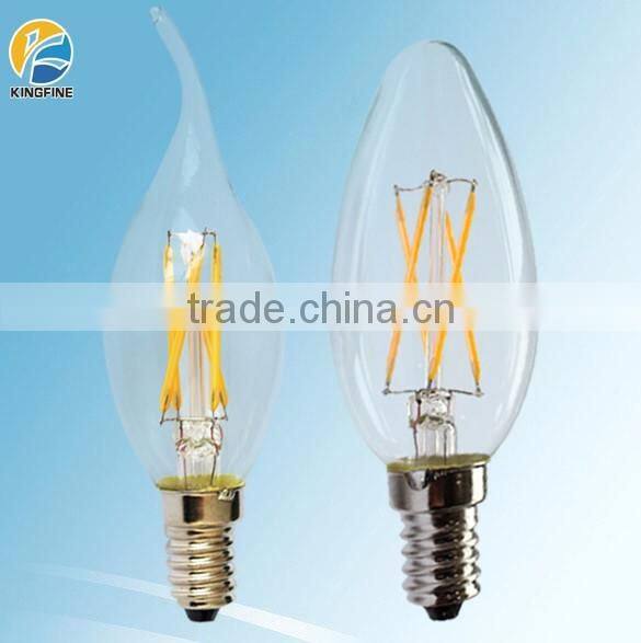glass dimmable filament A60 E27 filament led lamp 5w 500lm