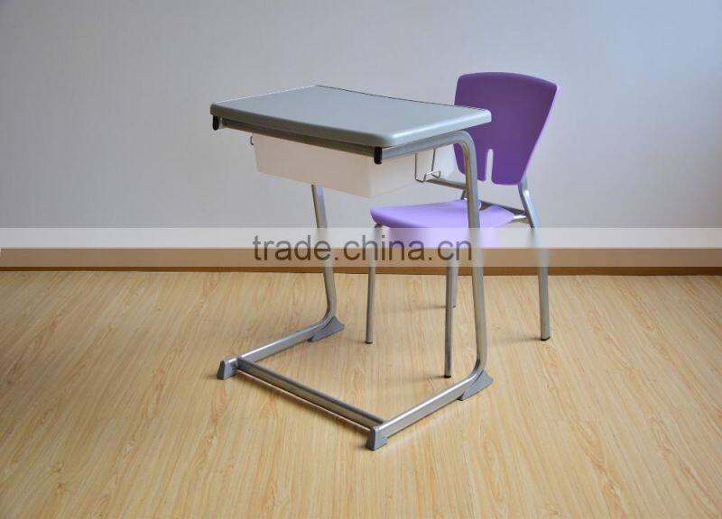 standard dimensions size of modern school desk and chair furniture equipments HXZY064