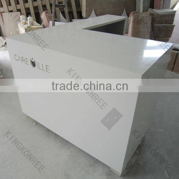 modern stone office small reception desks