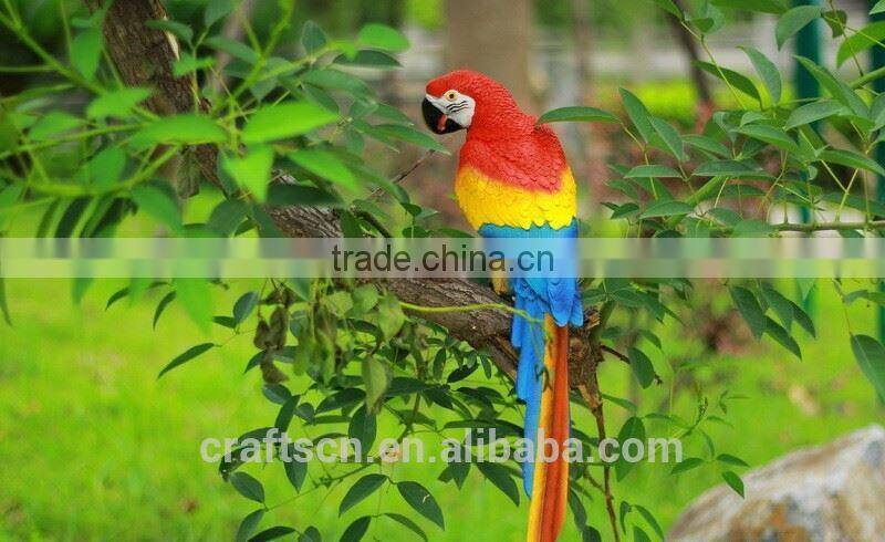 Small decoration resin bird of parrot