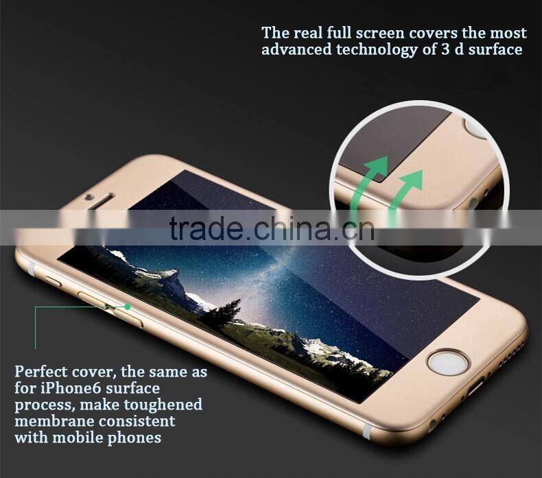 clear screen protector for iphone6 with arc-shaped Full screen cover for iphone screen protector