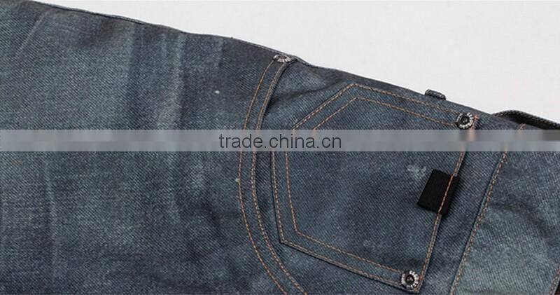 Custom Fake Denim Fabric Snowboard Pants with Snowlocker