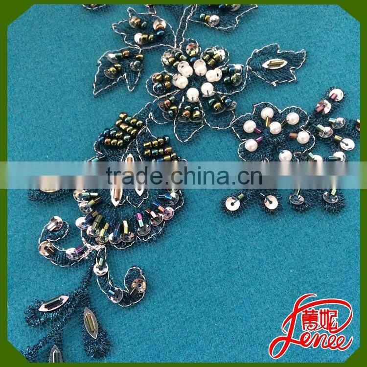 New Year High Quality beaded sequined Girls Party Dresses