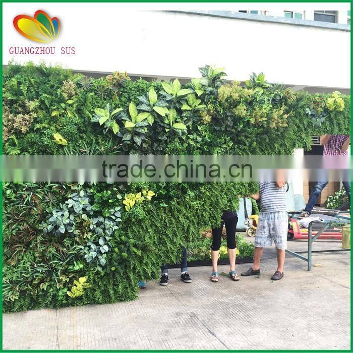 artificial green wall home decor artificial plants wall /fake plants wall