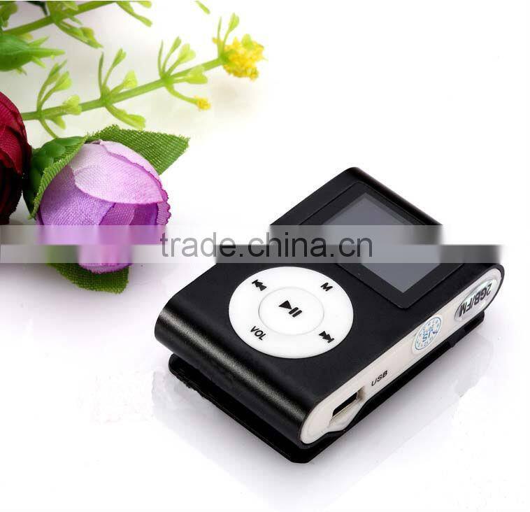 LCD Screen Mp3 FM Radio Mp3 Mp4 Player