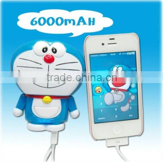 Hot selling doraemon mobile charger for all smart mobile phone
