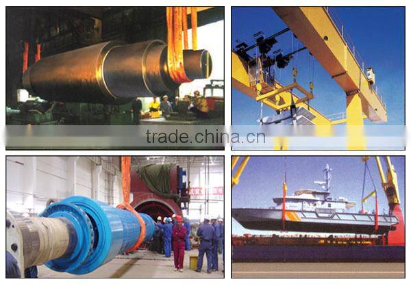 15T Soft lifting pet Heavy-lift sling, polyester round sling for lifting wooden crate and pallets