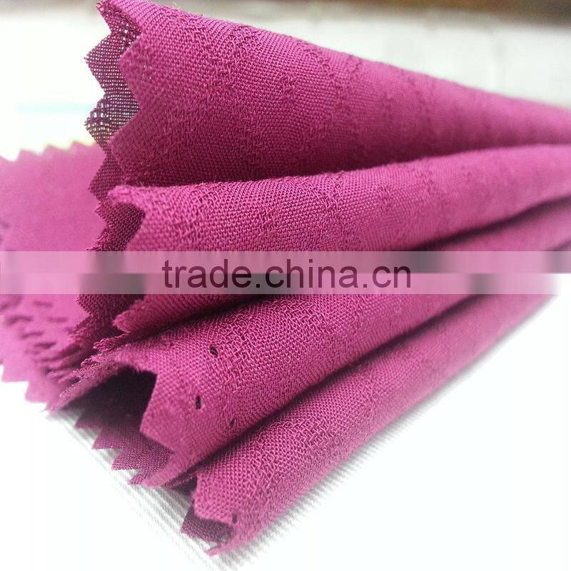 2015 xiangsheng jacquard weave date red rayon fabric