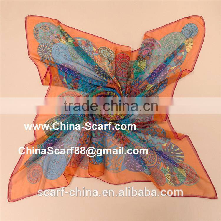 Silk scarf beach scarf shawl
