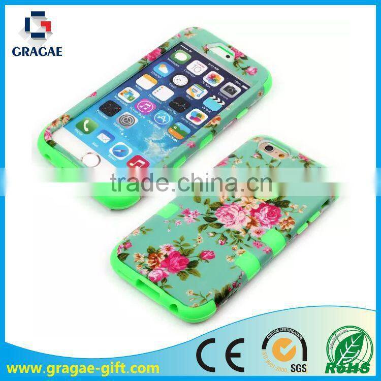 Fllow color silicone phone case for iphone 6 cover