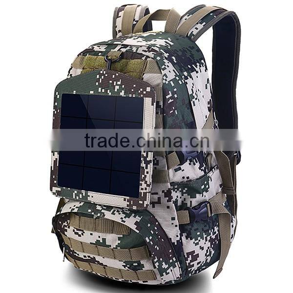 Tourist Camo Solar Bag for Outdoor