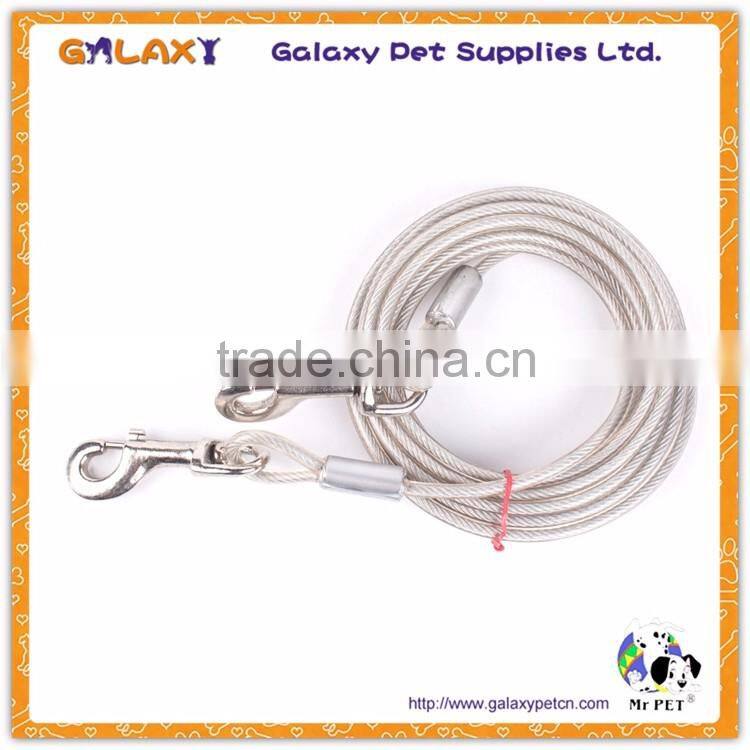 nylon steel wire rope dog leash made in China