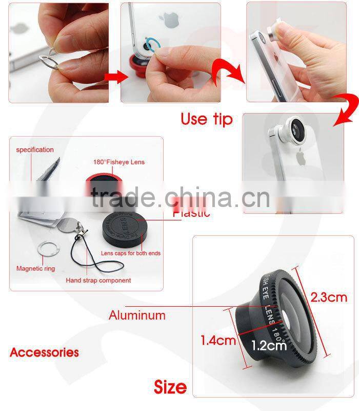 clip 180 fisheye lens mobile accessories