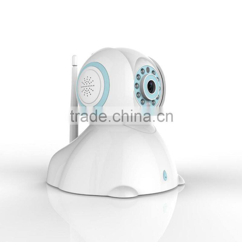 360 Degree View 720P HD IR Control Night Vision Wireless WiFi IP CCTV Video Audio Camera Onvif Protocol P2P WPS