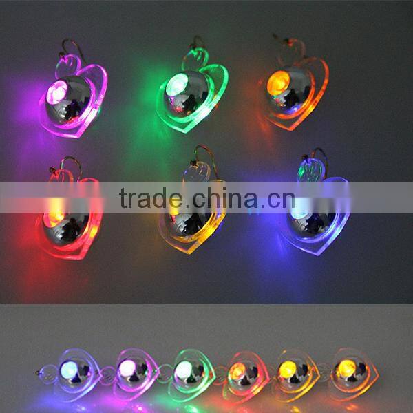 New Fashion Unix Light Up LED Studs Butterfly Nightclubs Stud Earrings