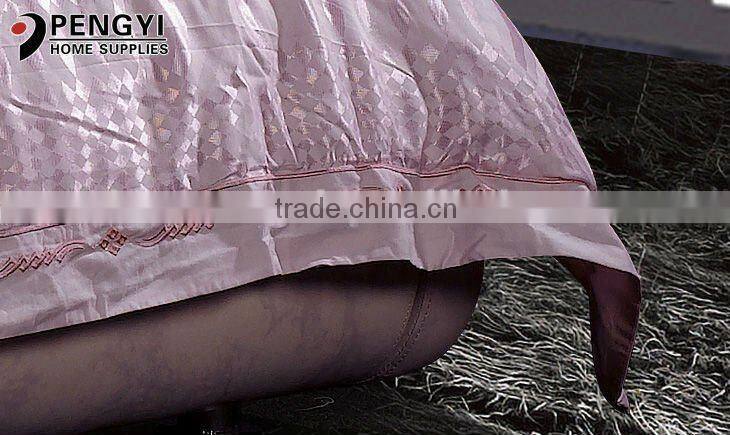 pink leather double bed frame PY-818Q