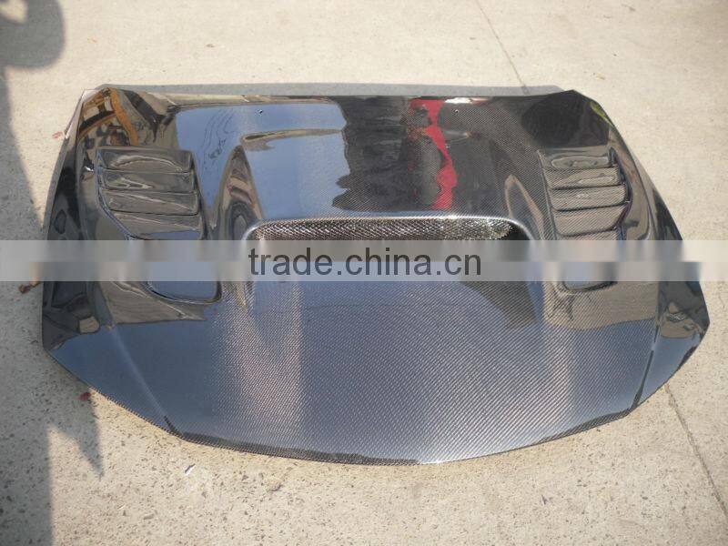 Fit for subaru grb sti carbon fiber bonnet hood vented