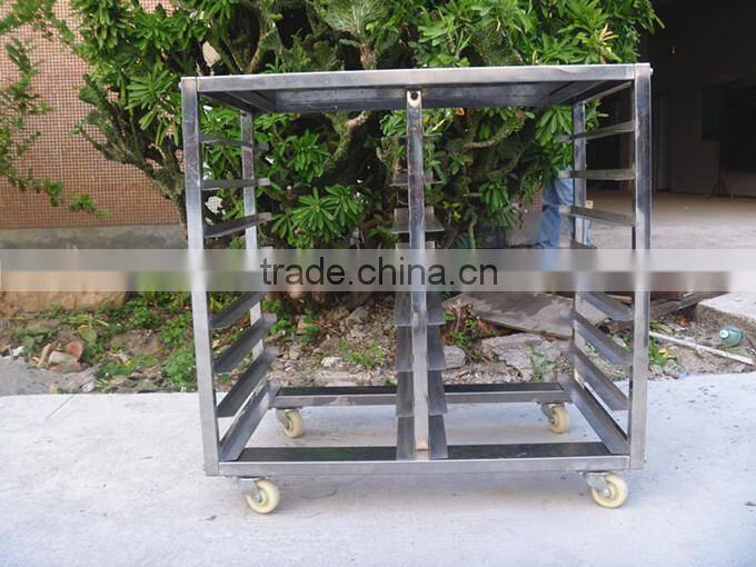 12 Trays Stainless Steel Rotary Trolley For Sale