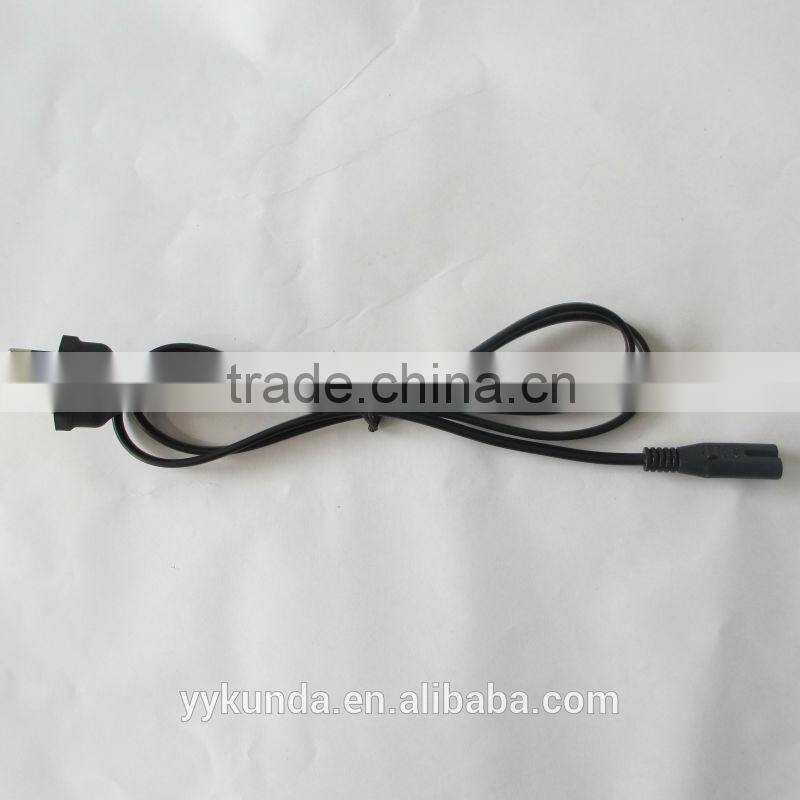 UC approval 250V2pin Brazil power extension plug for fridge