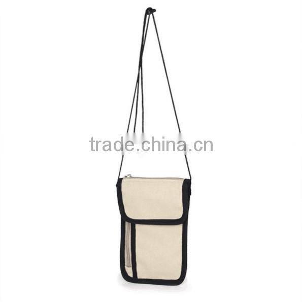 Genuine Neck Hanging Boarding Pass Holder Travel Document Organizer Passport Holder