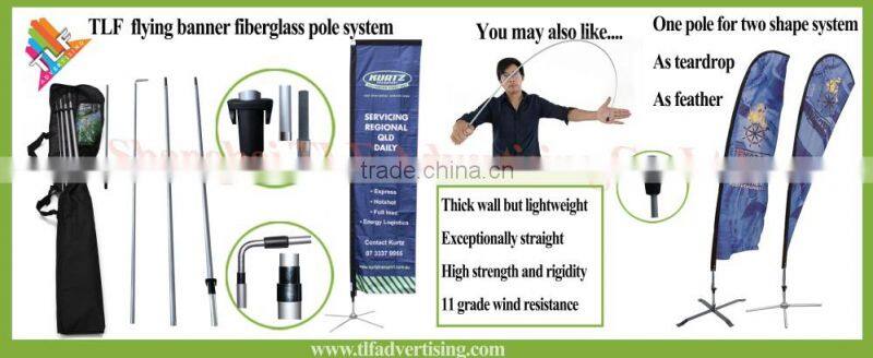 Fiberglass Flagpole Material and Vinyl Flags & Banners Material vinyl banner roll