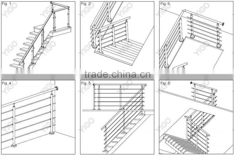 Stainless Steel Spigot / Glass Balustrades Spigots / Glass Spigot