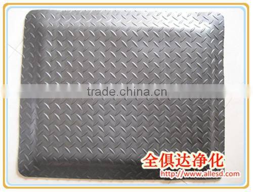 Black Comfortable Anti-Fatigue Mat for Cleanroom use