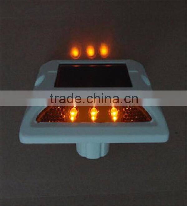 Flashing Solar Ground LED Aluminum Raised Pavement Road Marker