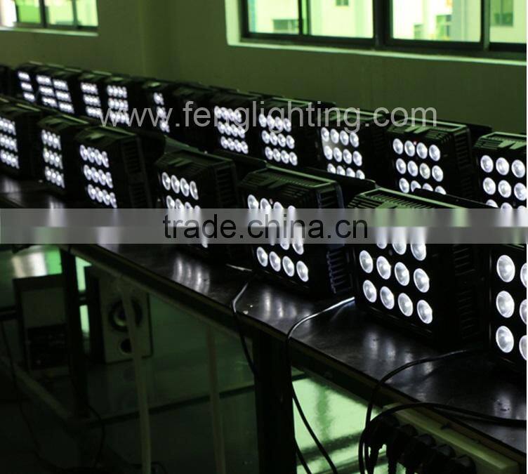 12-6in1 RGBWA UV IP65 waterproof led flood light for barn wedding venue decorate