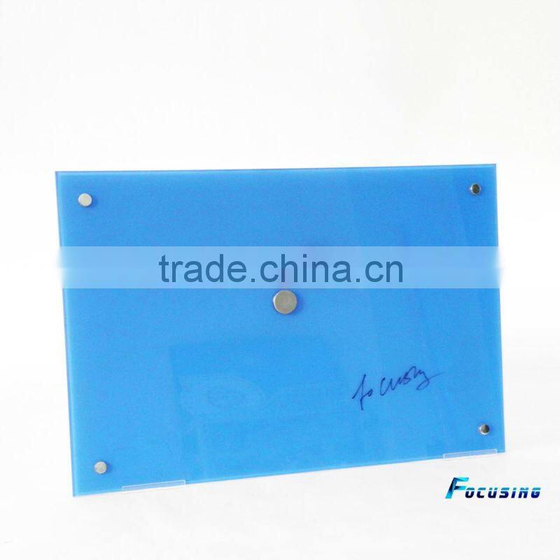 60x90cm mounting wall magnetic glass whiteboard