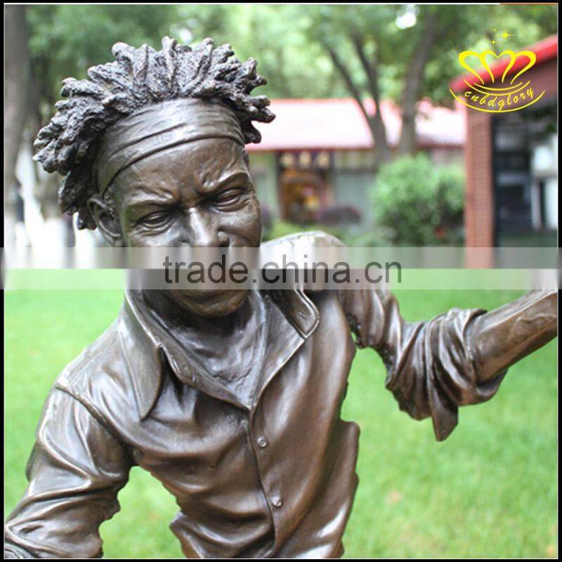 modern metal copper sculpture interior decoration figurine