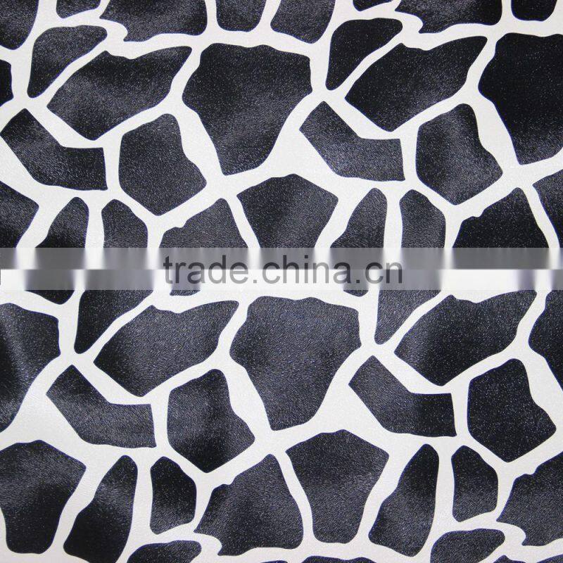 Transfer Giraffe desig of synthetic China leather material