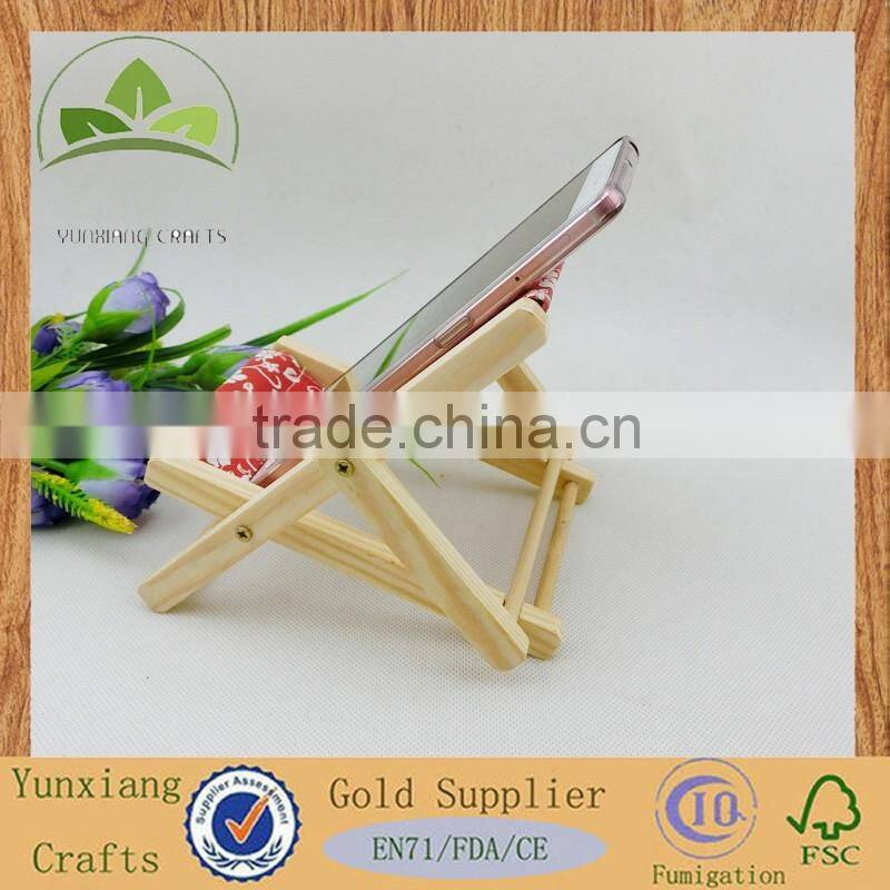 5.5" phone chair phone holder wood phone chair