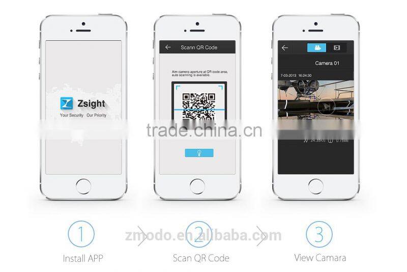 Zmodo P2P 720P Camera 4CH PoE IP camera NVR Kit