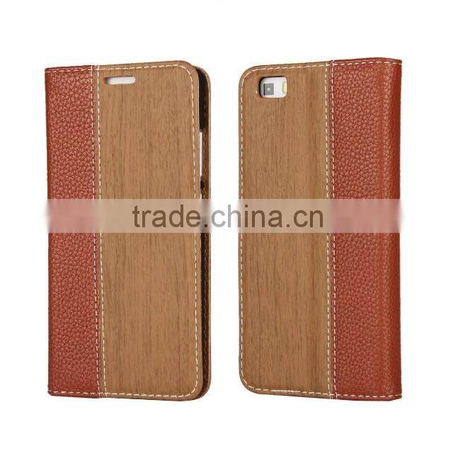 High Quality Leather Case Stand Moblie Phone Back Cover Wallet Phone Case for Huawei