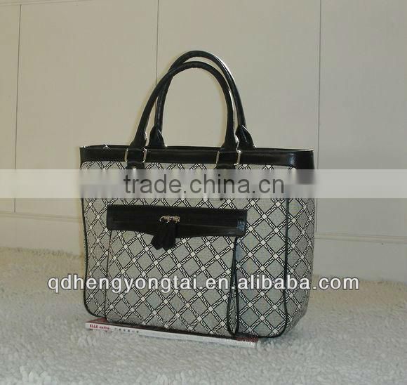 2016 New Arrival Brand Fashion Tote Bag, High Quality PU/Genuine Leather Women Tote Handbag