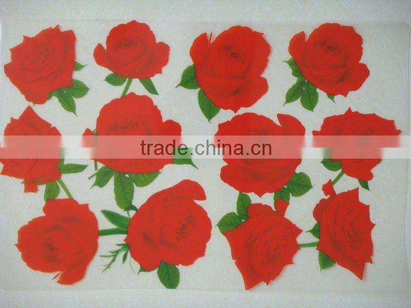 plastic fruit design tablemat