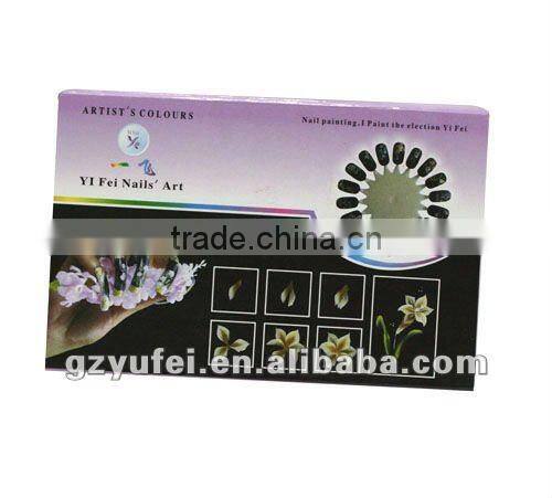 18 colors nail art acrylic paint