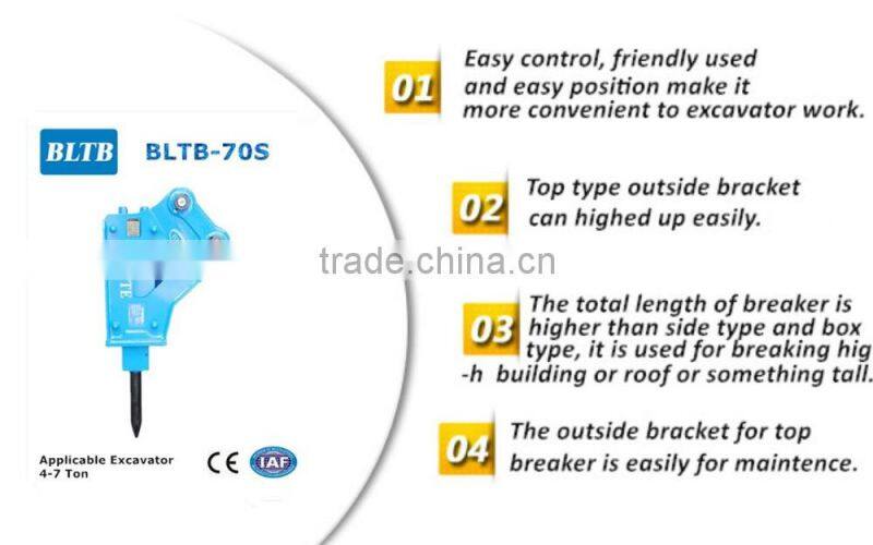 70mm chisel construction equipment hydraulic demolition hammer