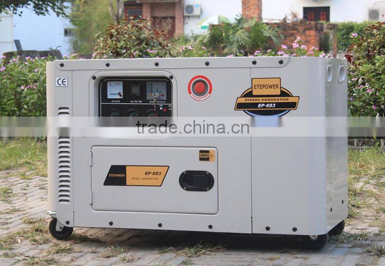 silent diesel generator 10kw 12.5kva