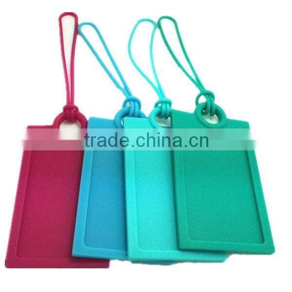 Contemporary best sell oem cheap silicone luggage tag